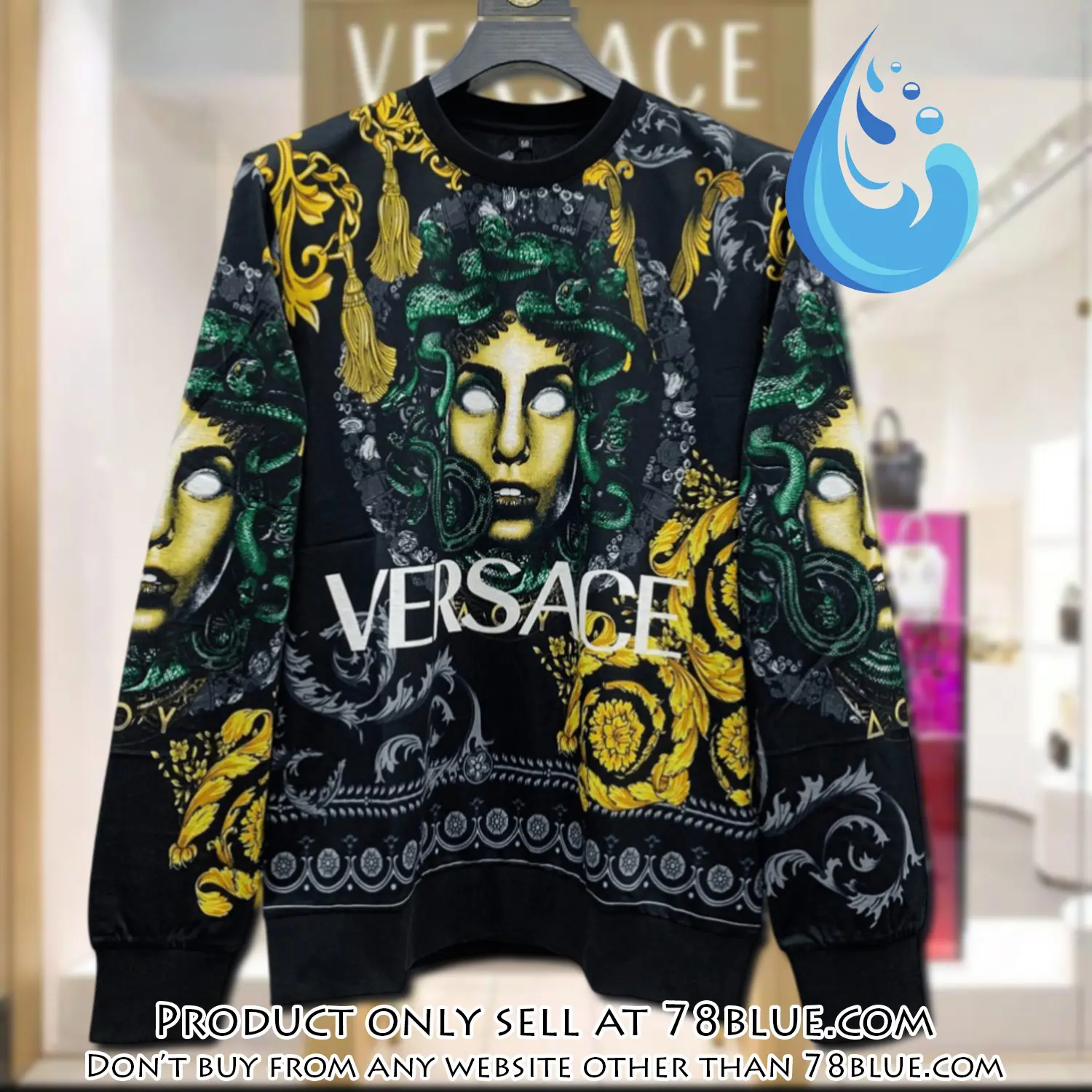 Versace luxury ugly sweater for winter lzu1418 78b1637949